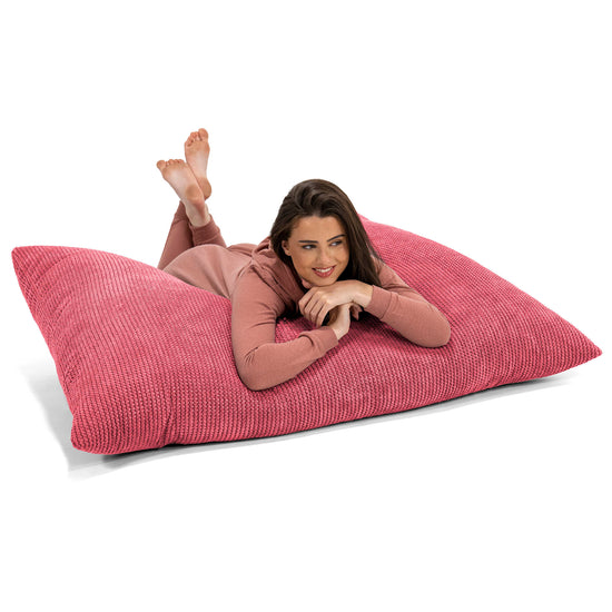 XL Pillow Bean Bag - Pom Pom Pastel Red 03