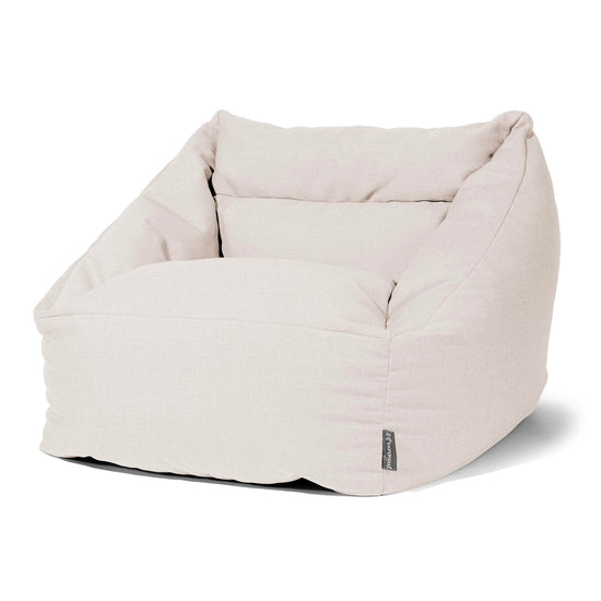 Maya Bean Bag Chair - Sunbrella Ivory 01