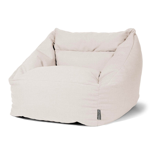 Maya Bean Bag Chair - Sunbrella Ivory 01
