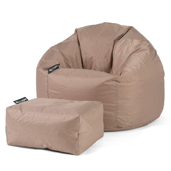 Outdoor Classic Bean Bag Chair - SmartCanvas™ Beige 02