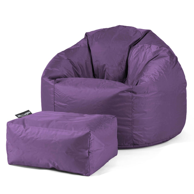 Outdoor Classic Bean Bag Chair - SmartCanvas™ Purple 02
