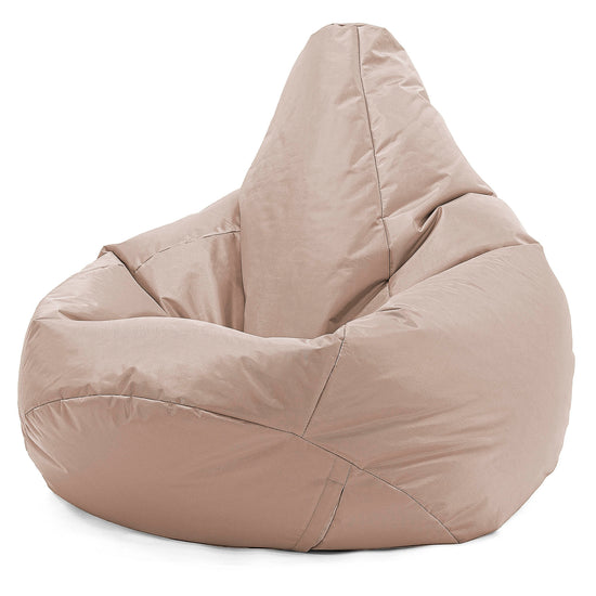 Outdoor Highback Bean Bag Chair - SmartCanvas™ Beige 01