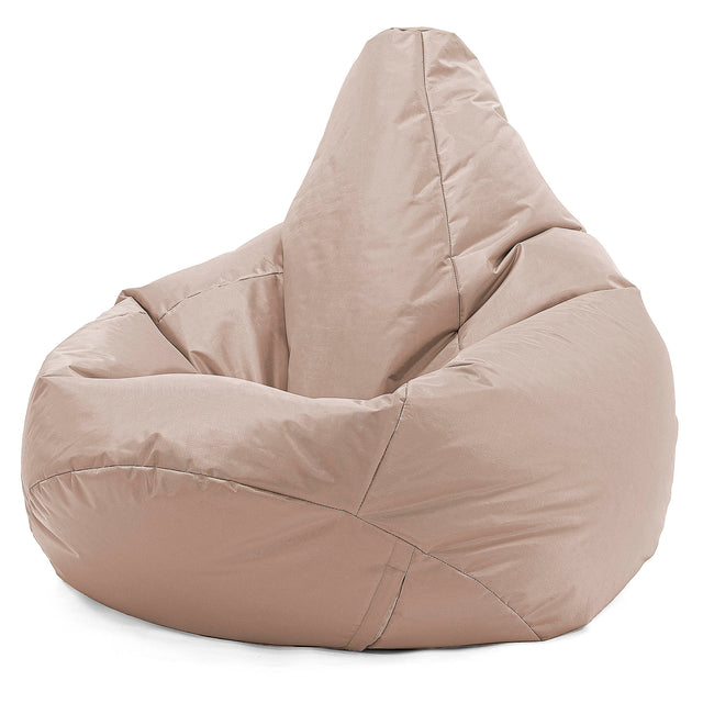 Outdoor Highback Bean Bag Chair - SmartCanvas™ Beige 01