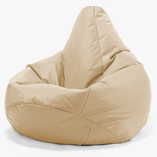 Outdoor Highback Bean Bag Chair - SmartCanvas™ Beige 02