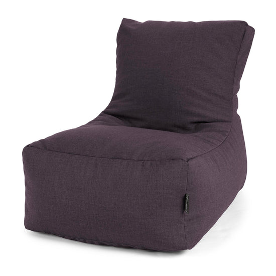 Outdoor Lounger Bean Bag Chair - Sunbrella Navy Blue 01