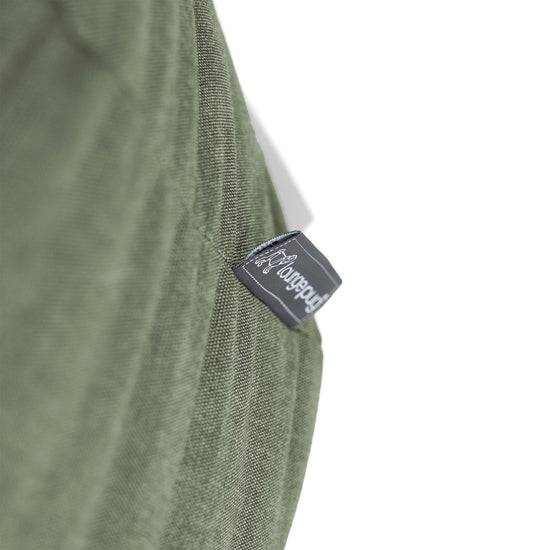 Outdoor Lounger Bean Bag Chair - Sunbrella Olive Green 03