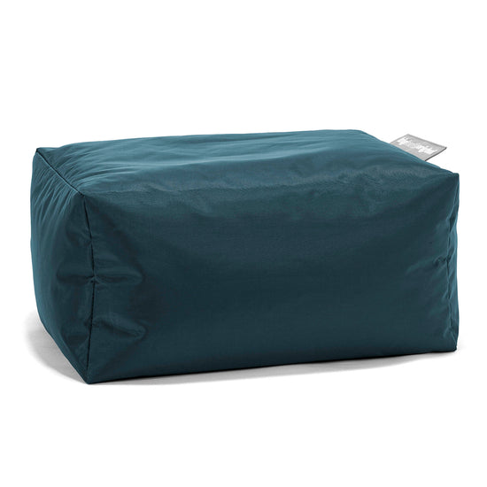 Outdoor Small Footstool - SmartCanvas™ Petrol 01