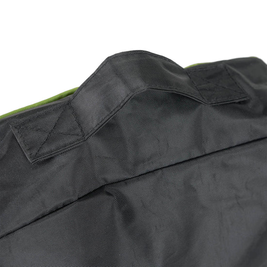 Quilted Gaming Bean Bag Chair - Black / Green 06