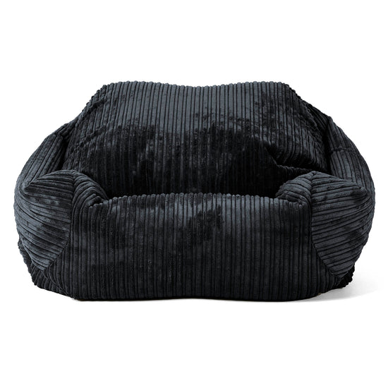 Sabine Bean Bag Armchair - Cord Black 02