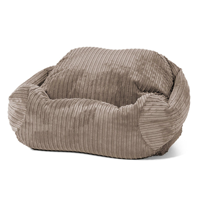 Sabine Bean Bag Armchair - Cord Dovetail Grey 01