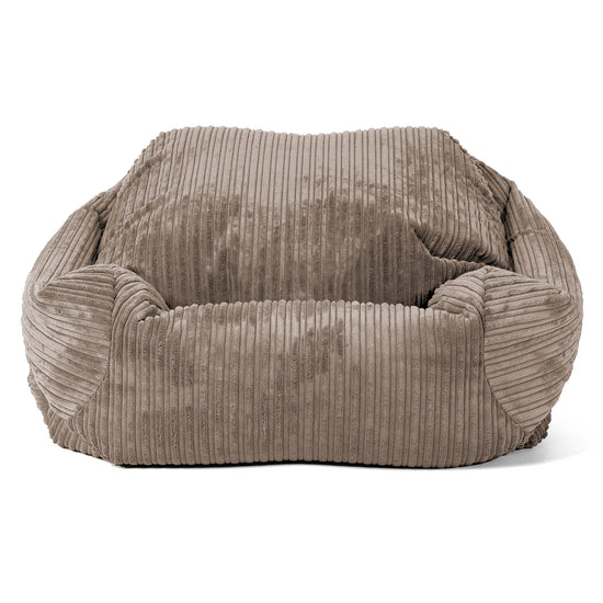 Sabine Bean Bag Armchair - Cord Dovetail Grey 02