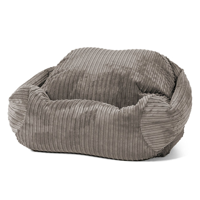 Sabine Bean Bag Armchair - Cord Graphite Grey 01