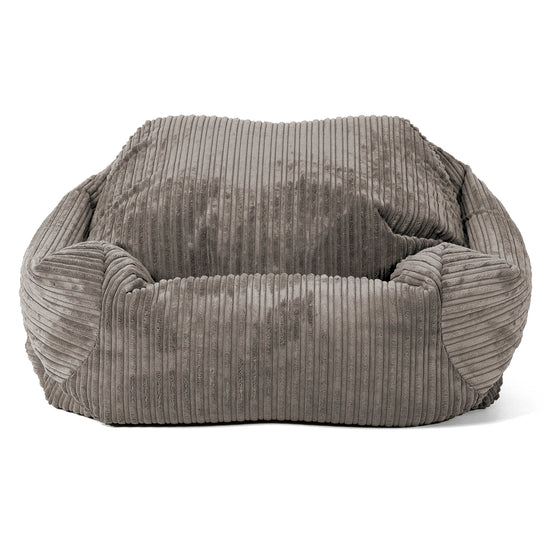 Sabine Bean Bag Armchair - Cord Graphite Grey 02