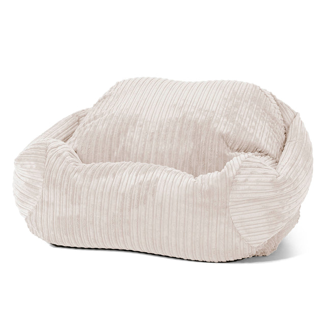 Sabine Bean Bag Armchair - Cord Ivory 01