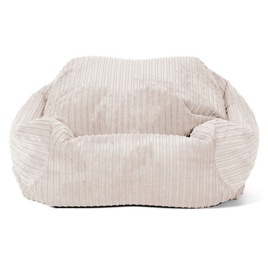 Sabine Bean Bag Armchair - Cord Ivory 02