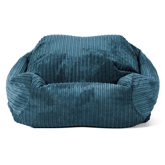 Sabine Bean Bag Armchair - Cord Navy Blue 02