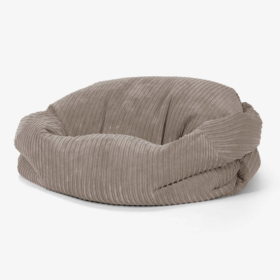 Sabine Bean Bag Sofa - Cord Dovetail Grey 01