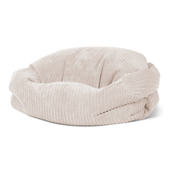 Sabine Bean Bag Sofa - Cord Ivory 01