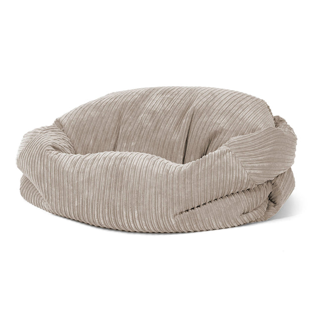 Sabine Bean Bag Sofa - Cord Mink 01