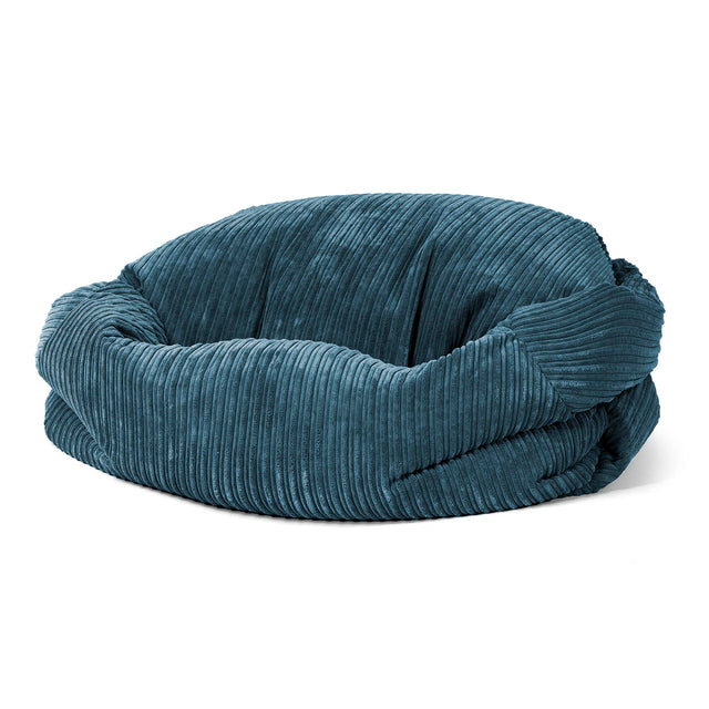 Sabine Bean Bag Sofa - Cord Navy Blue 01