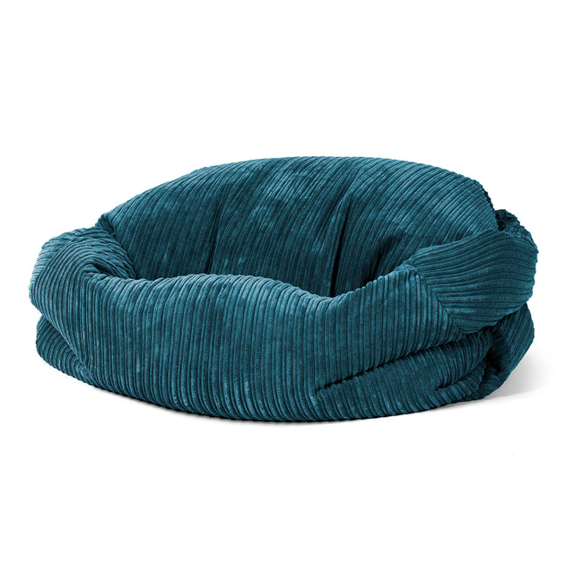 Sabine Bean Bag Sofa - Cord Teal Blue 01