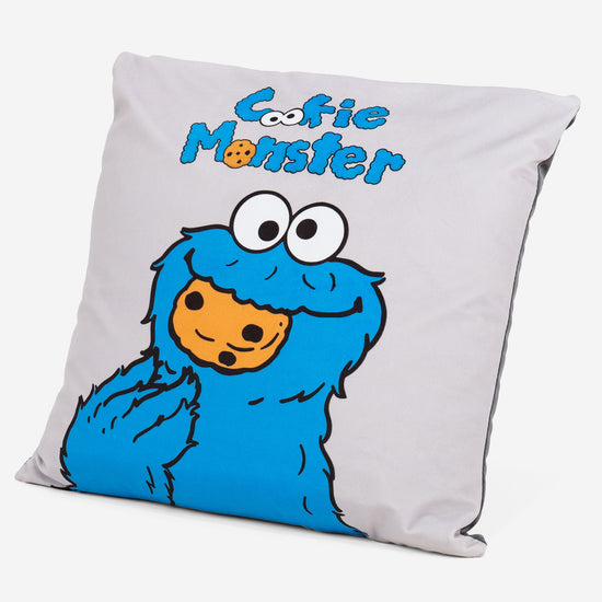 Scatter Cushion Cover 47 x 47cm - Cookie Monster Grey 02