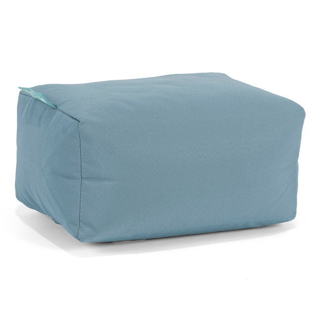 SoleiStorm™ Ultra 2000 h+ Outdoor Small Footstool - Olefin Baby Blue 01