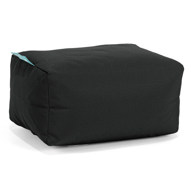 SoleiStorm™ Ultra 2000 h+ Outdoor Small Footstool - Olefin Black 01