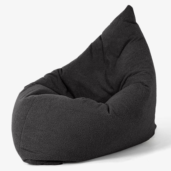 XL Pillow Beanbag - Boucle Graphite Grey 02