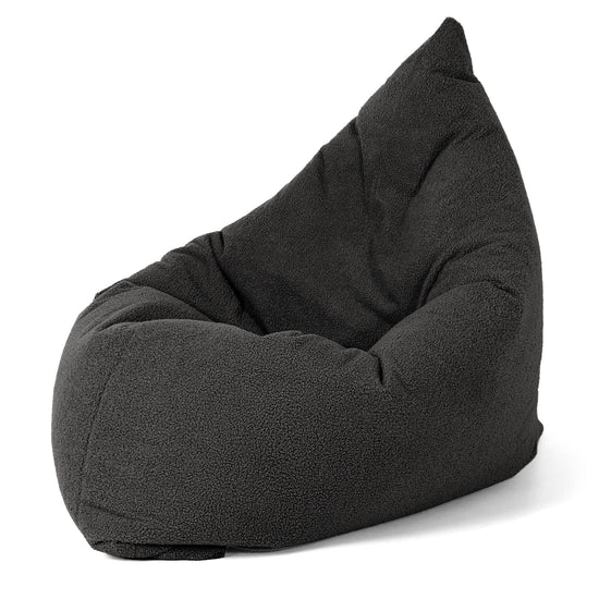 XL Pillow Beanbag - Boucle Graphite Grey 02