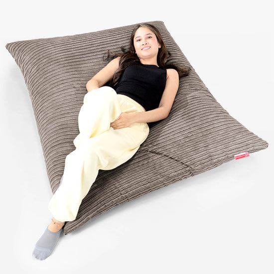 XL Pillow Beanbag - Cord Dovetail Grey 02