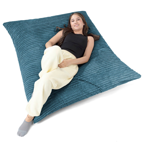 XL Pillow Beanbag - Cord Navy Blue 02
