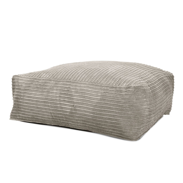 Lounge Pug, CloudSac 250 - Memory Foam Ottoman Pouf, Cord Mink