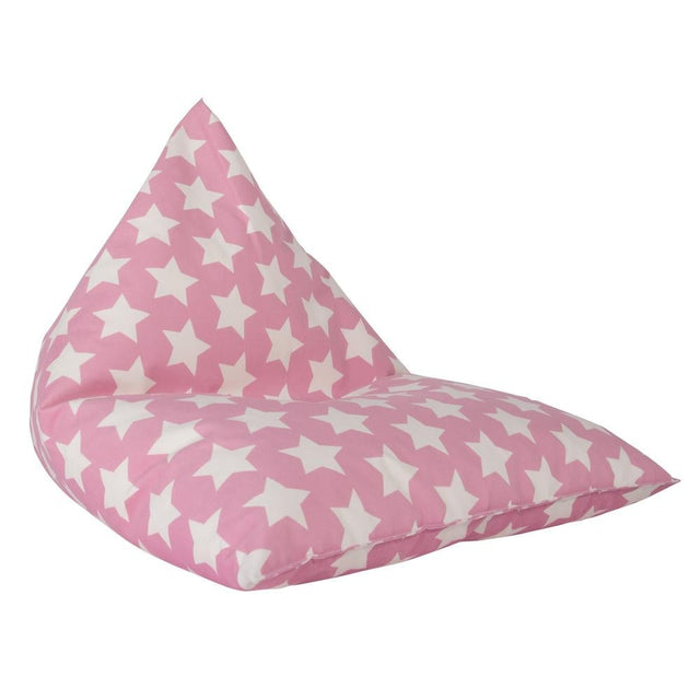 Kids' Beanbag Pod - Print Pink Star 01