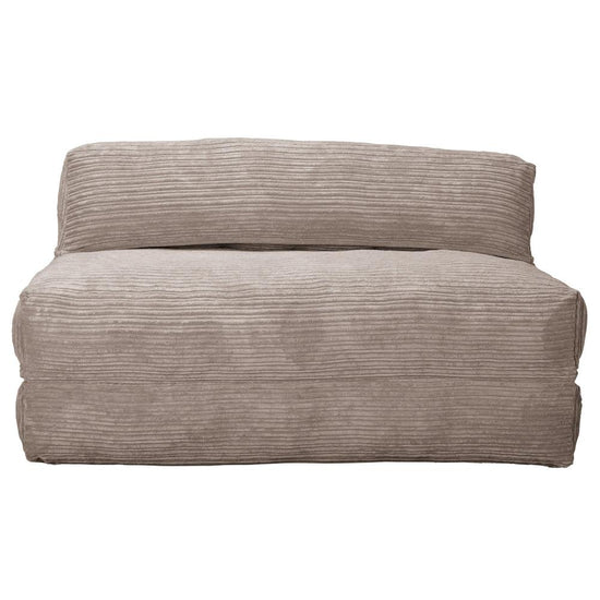 Avery - Double Futon Chair Bed, Folding Bed, Guest Bed By Lounge Pug, Cord Mink