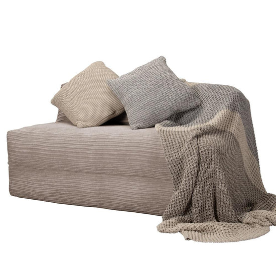 Avery - Double Futon Chair Bed, Folding Bed, Guest Bed By Lounge Pug, Cord Mink