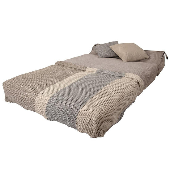 Avery - Double Futon Chair Bed, Folding Bed, Guest Bed By Lounge Pug, Cord Mink