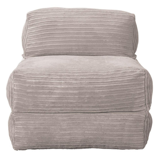Avery - Single Futon Chair Bed, Folding Bed, Guest Bed By Lounge Pug, Cord Ivory