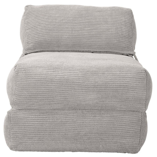 Avery - Single Futon Chair Bed, Folding Bed, Guest Bed By Lounge Pug, Pom Pom Ivory