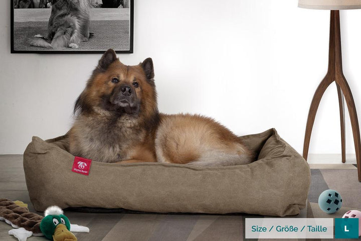 The Nest Orthopedic Memory Foam Dog Bed - Canvas Earth 02