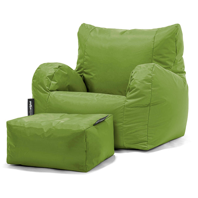 Garden Bean Bag Armchair - SmartCanvas™ Lime Green 02