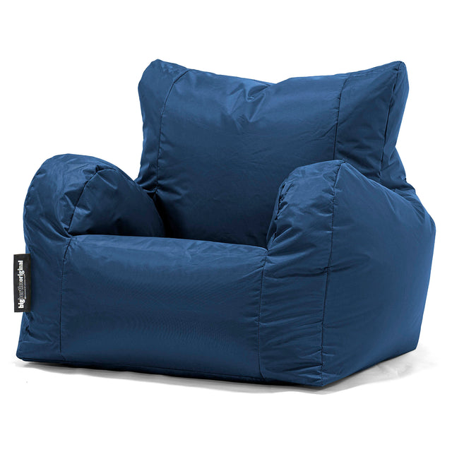 Garden Bean Bag Armchair - SmartCanvas™ Navy Blue 01