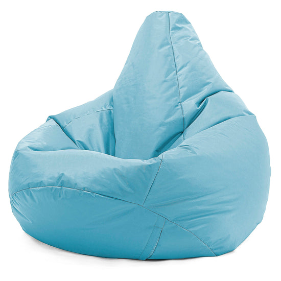Outdoor Highback Bean Bag Chair - SmartCanvas™ Aqua Blue 01
