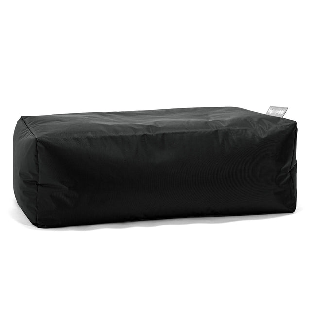 Outdoor Large Footstool - SmartCanvas™ Black 01
