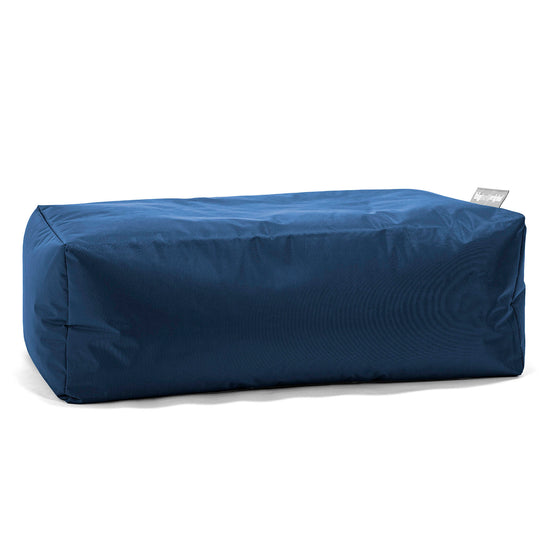 Outdoor Large Footstool - SmartCanvas™ Navy Blue 01