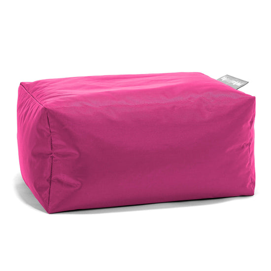 Outdoor Small Footstool - SmartCanvas™ Cerise Pink 01