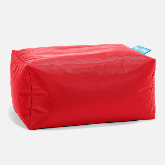Outdoor Small Footstool - SmartCanvas™ Red 01