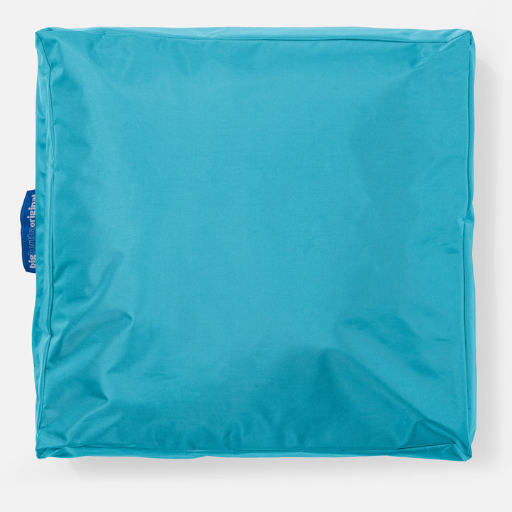 Outdoor Large Floor Cushion - SmartCanvas™ Aqua Blue 03