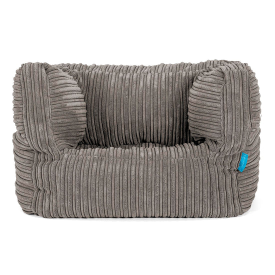 Albert Children's Bean Bag Armchair for Toddlers 1-3 yr - Cord Graphite Grey 01