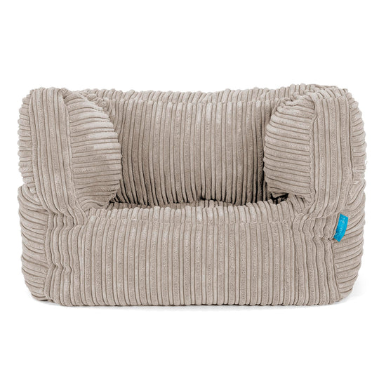 Albert Children's Bean Bag Armchair for Toddlers 1-3 yr - Cord Mink 01